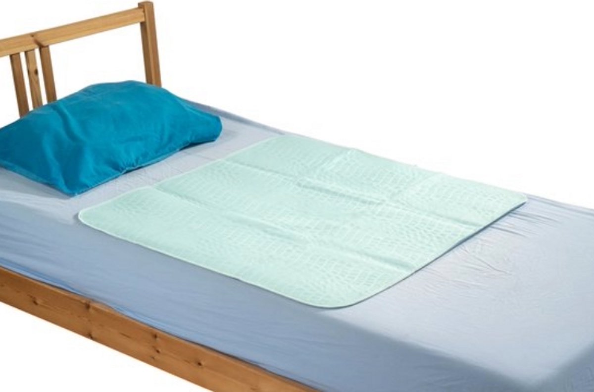 Wasbare bed onderlegger 85x90 cm - Duurzaam en milieubewust - Incontinentie bedonderlegger - Matrasbeschermer
