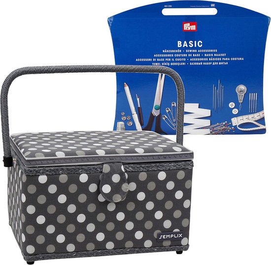 Gevulde Naaimand Maat L met Polka Dots - Perfect voor Naaibenodigdheden