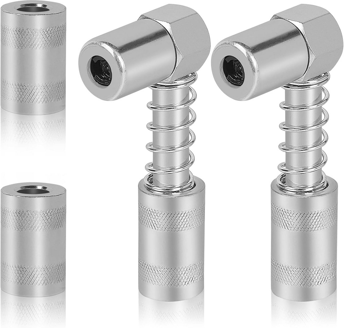 90° vetnippel aansluiting voor smalle ruimtes - 2 x 1/8 inch lubrication press connection nipple