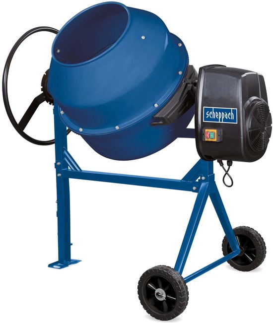 Scheppach 180L Betonmolen MIX180 - 800W - 230V - 29.5rpm - Trommelopening van...