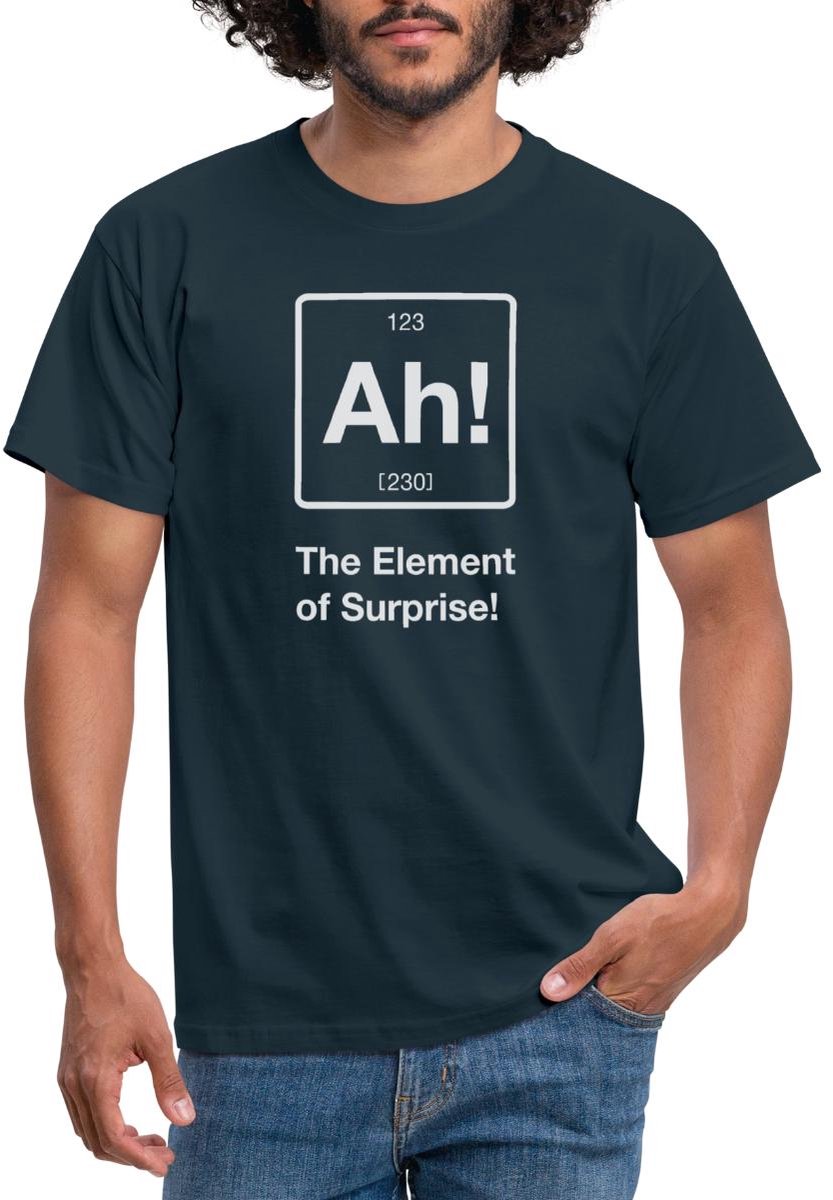 Ah Element Van Verrassing T-Shirt Heren
