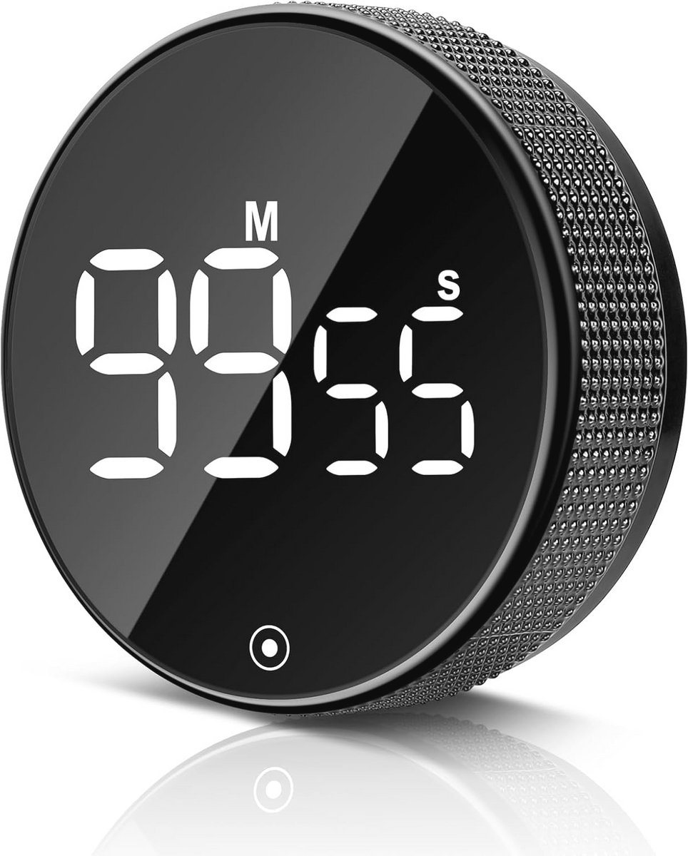 Digitale Keukentimer met Groot LED-Display en Instelbaar Volume voor Koken en Leren