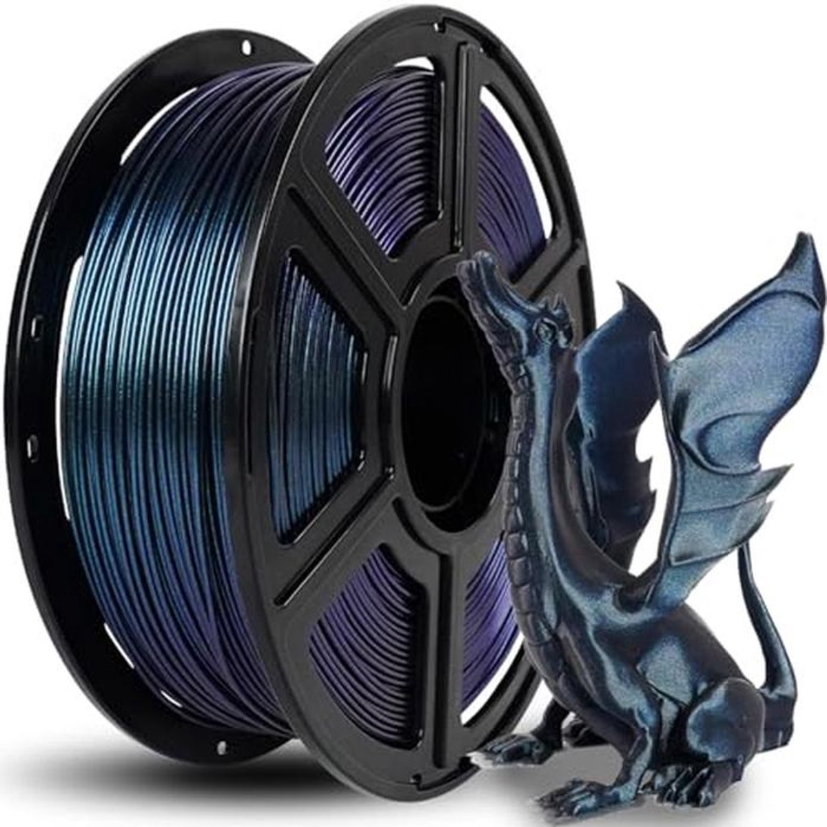 3D Printer Filament 1.75 mm Kleurveranderend met Licht en Hoeken - 1 kg Spoel