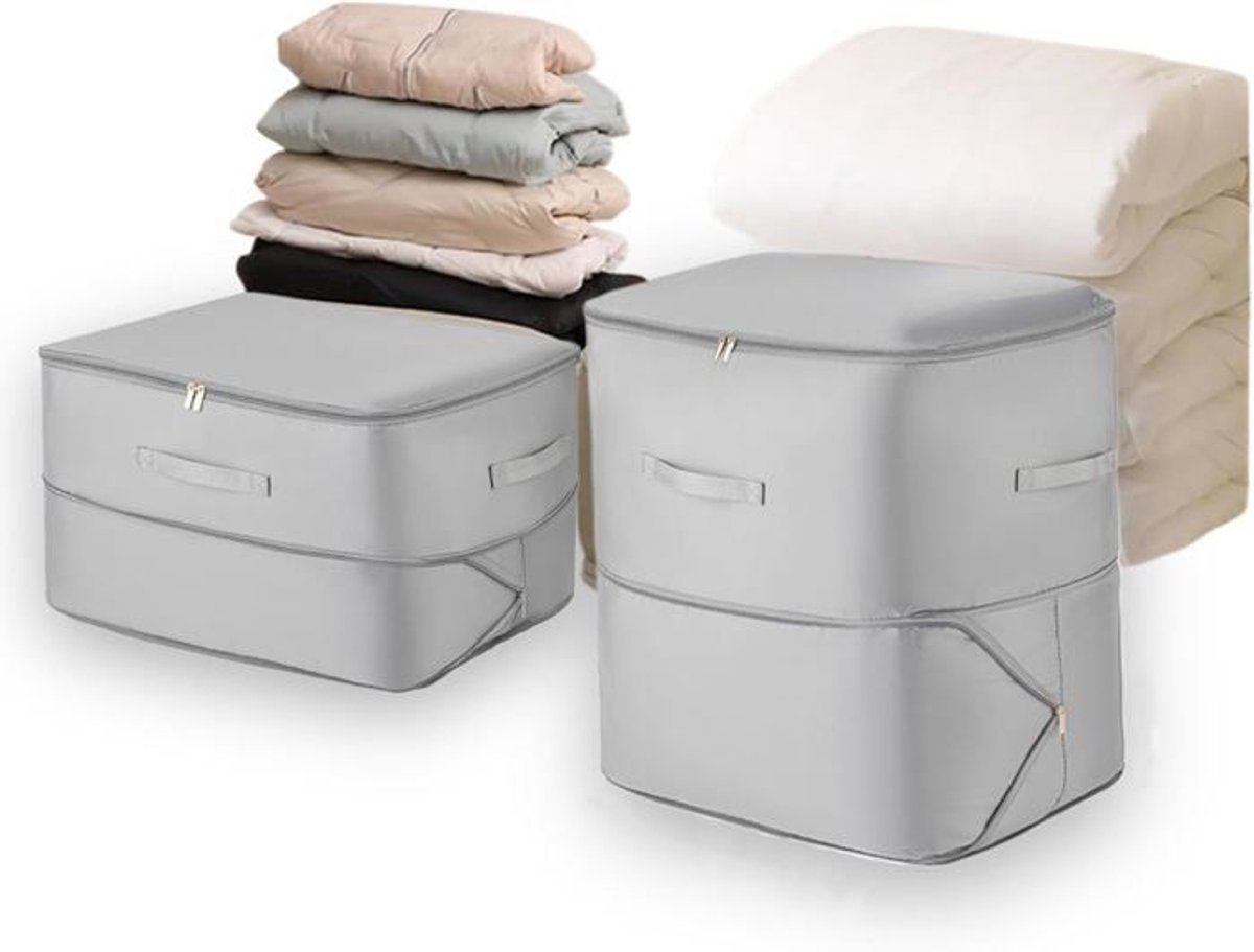 Compressiezakken - Opbergzak Groot - Voor Dekbed en Reisgebruik - 1 Stuks - Wit