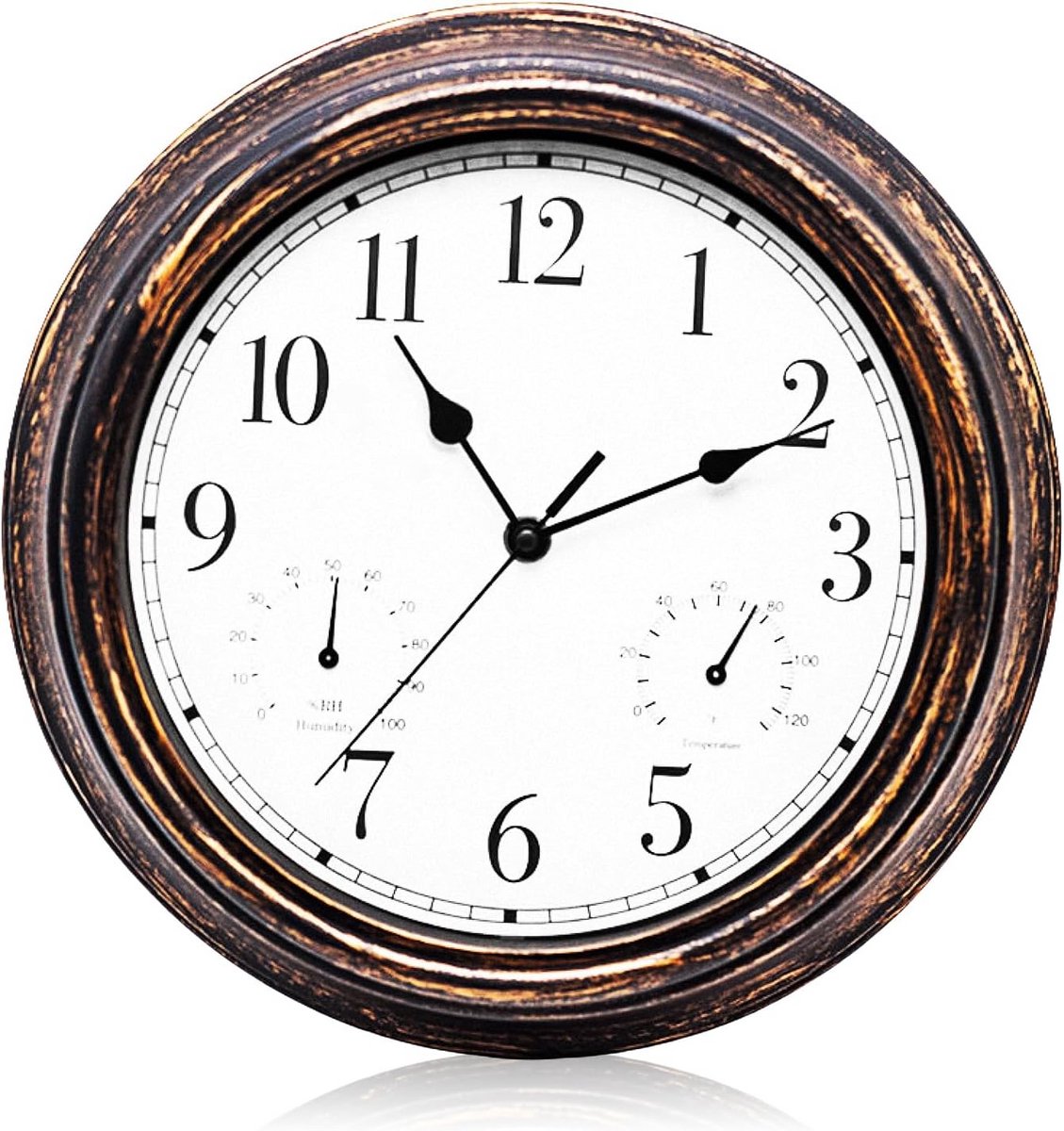 Weerbestendige Wandklok Buiten met Thermometer en Hygrometer