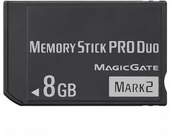 8GB Geheugenkaart voor PSP - Memory Stick PRO Duo Compatibel met 1000/2000/3000