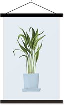 Porte-affiche avec affiche - Affiche scolaire - Plantes d'intérieur - Jardinière - Pastel - 40x60 cm - Lattes noires