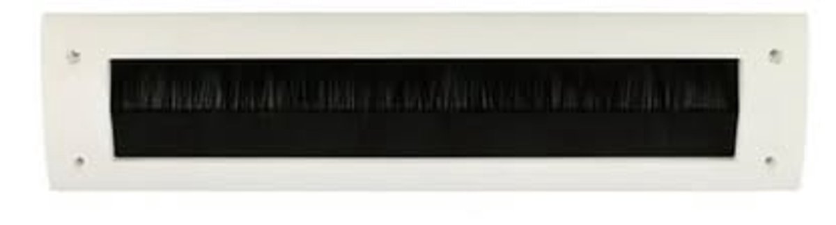 Avenue Brievenbusplaat Binnen Zonder Klep - Kunststof - Wit - 35x12x4cm