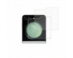 Accezz Screen protector - Geschikt voor Samsung Galaxy Z Flip 5 / Z Flip 6 / Z Flip 7 FE - 2 pack glass screenprotector