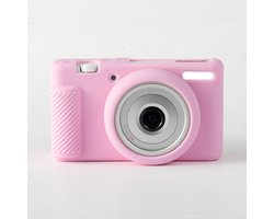 Cameratas Geschikt voor Sony ZV-1F/ZV-1 II/ZV-1M2 digitale camera's, zachte siliconen beschermhoes Geschikt voor de ZV1F, krasbestendige, ultradunne en nauwsluitende zachte hoes - roze.