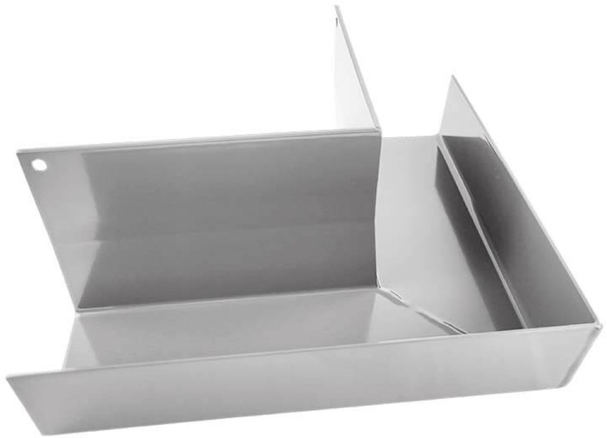 Renoplast® RK65 aluminium dakgoot hoek, buitenhoek 90° Grijs, dakgoot regenwaterafvoer plaatmetalen profielen, tuinhuis carport terras balkon insteekgoot, dakgoot