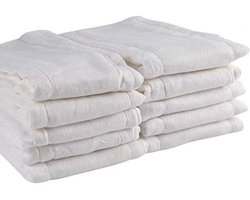 Voorgevouwen Doek Luiers - 100% Ongebleekt Katoen, 3-laags Wasbare Luierhoezen voor Baby's en Peuters