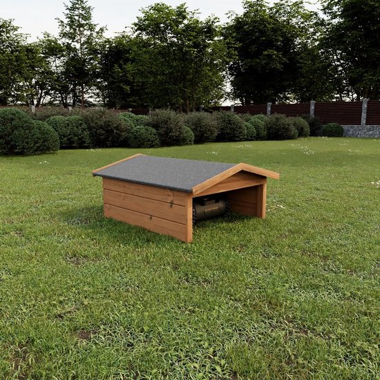 Houten Garage voor Robotmaaier - Weerbestendige Carport — afbeelding 2