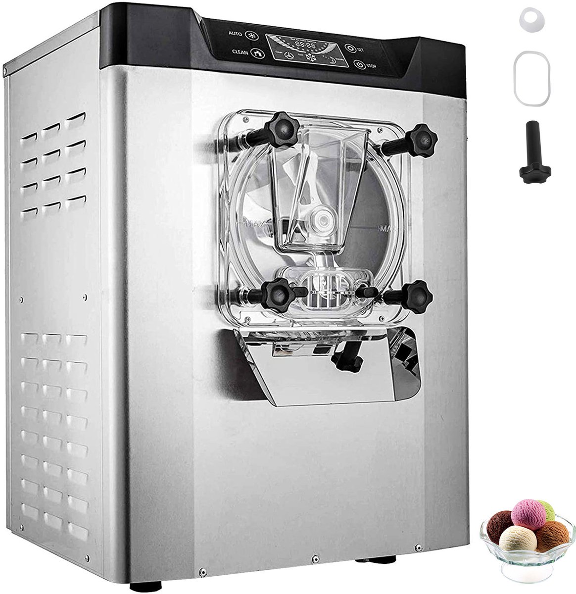 Commerciële Ijsmachine van Roestvrij Staal, 3,5-4,4 Britse gallons/uur