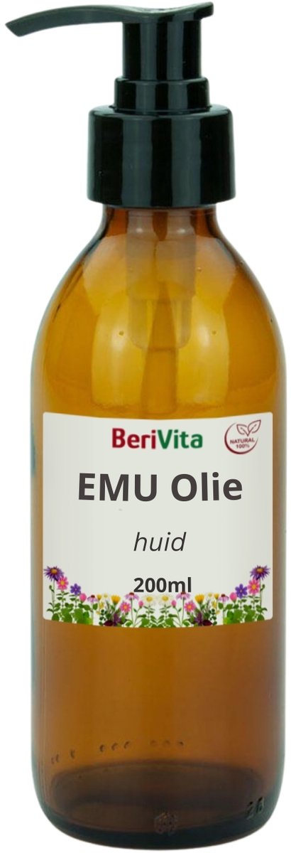 Emu Olie 200ml Pompfles - Pure Emoe Olie