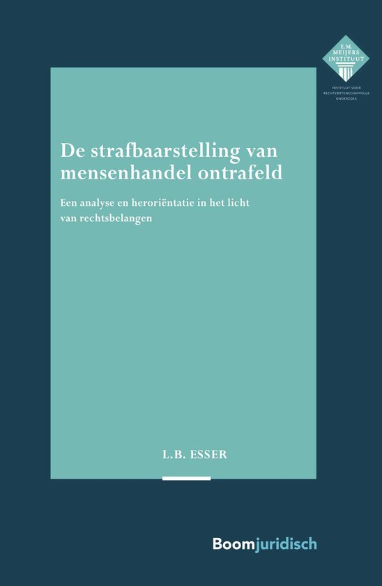 E.M. Meijers Instituut voor Rechtswetenschappelijk Onderzoek ... - cover