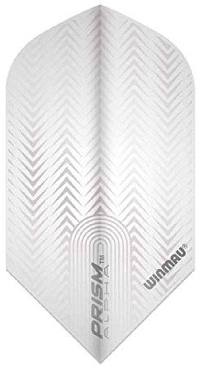 Slim Prism Delta Wit Extra Dikke Vluchten voor Darts - 3 stuks