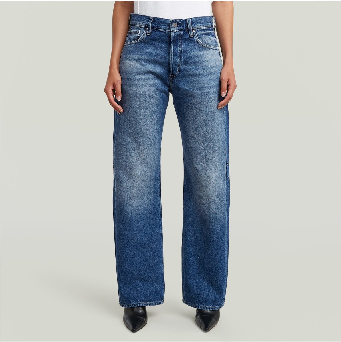 G-Star Bowey 3D Boyfriend Wmn Dames Jeans Blauw