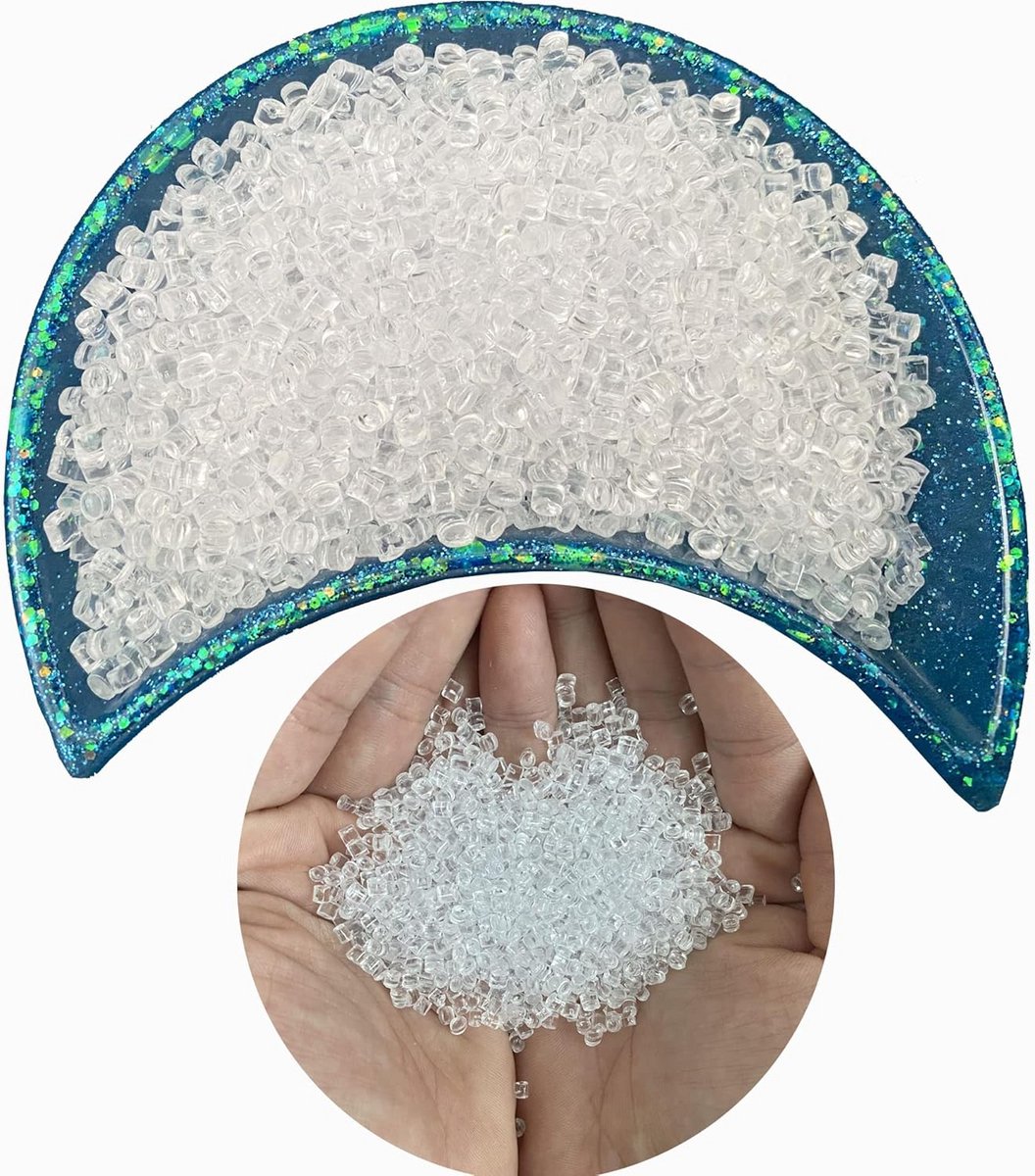 Realistisch Kunststof IJsblokjes Set voor Decoratie en Knutselen (100g)