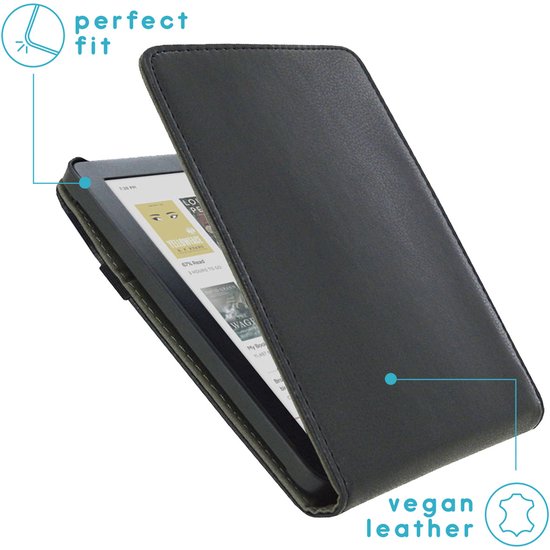 iMoshion Ereader Cover / Hoesje Geschikt voor Kobo Clara BW / Kobo Clara Colour - iMoshion Stand Flipcase - Zwart van iMoshion — afbeelding 2