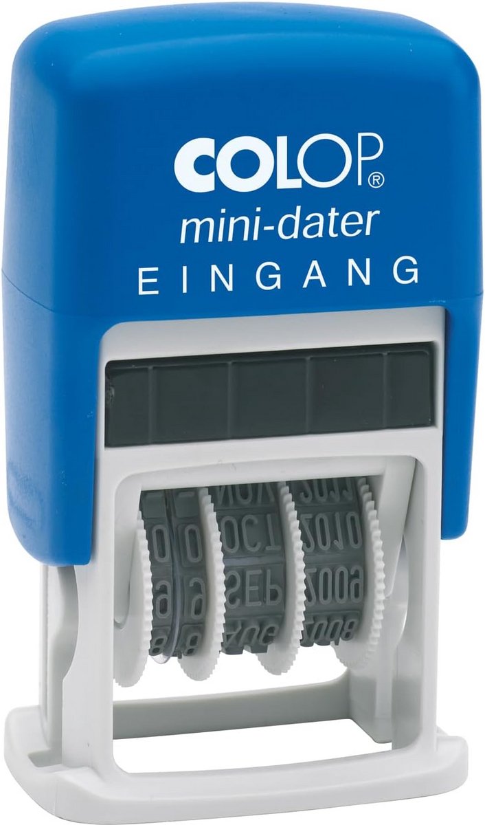 Compact Datumstempel met Tekstopslag en Datumweergave