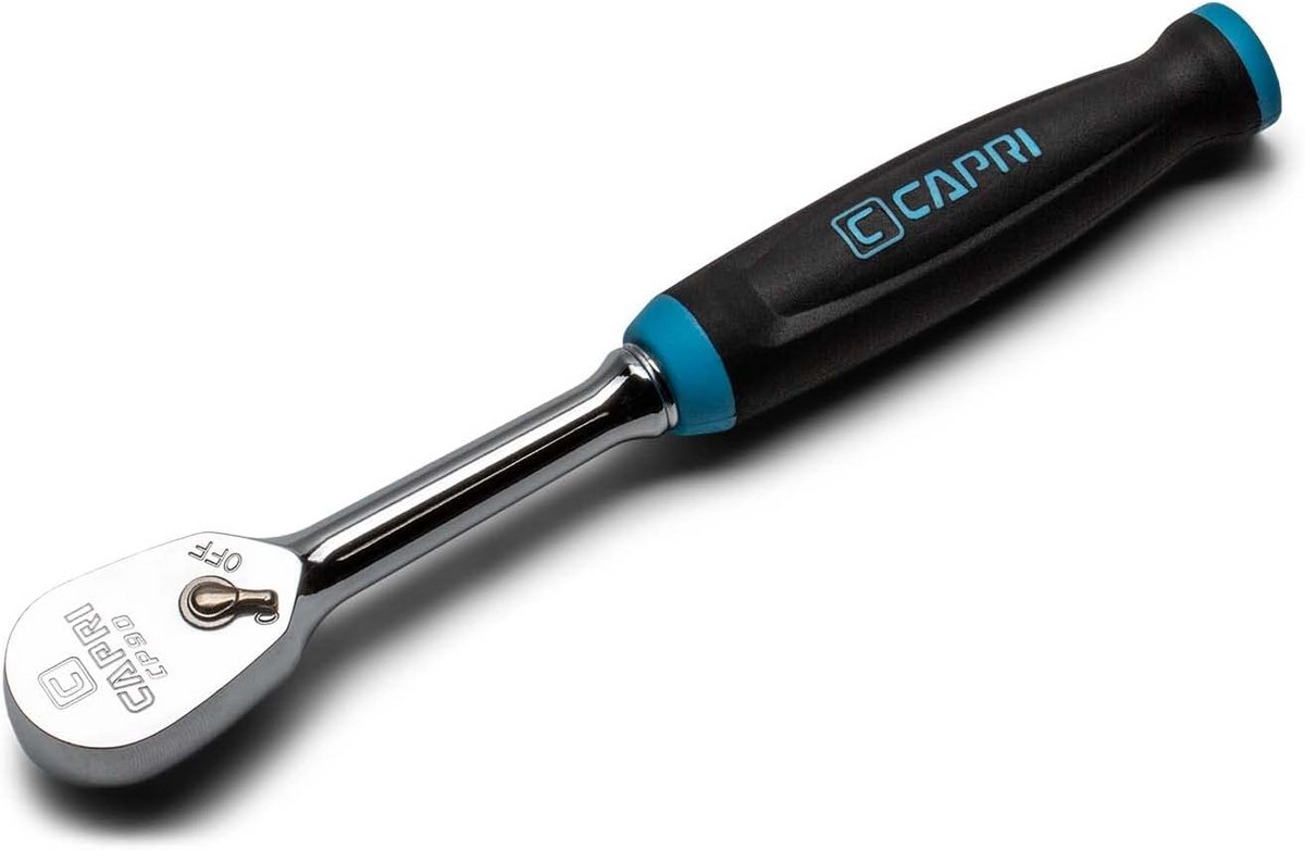 90-tooth 1/4 inch ratchet met ergonomische grip voor smalle ruimtes