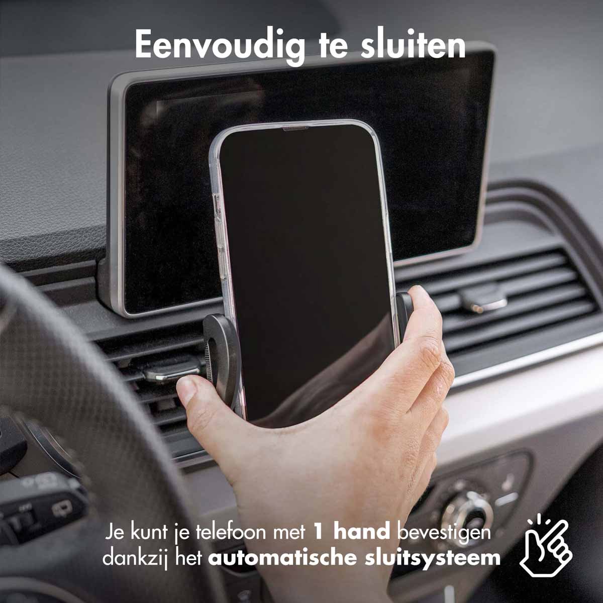 imoshion Telefoonhouder Auto Ventilatie rooster - Verstelbaar en 360° Draaibaar - GSM Houder - Universeel - Carbon Auto Accessories — cadeau in Cadeau-ideeën - foto 8