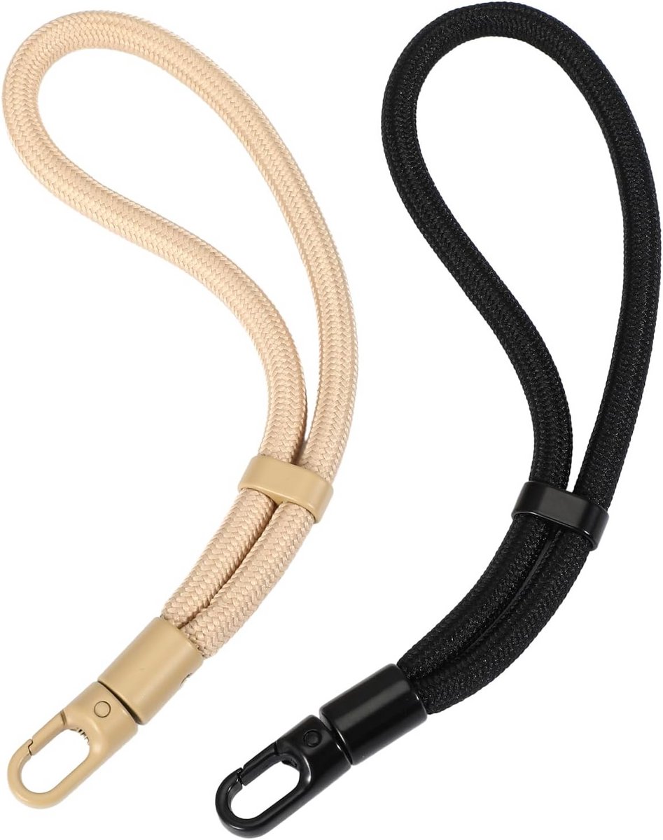 2x Universele Telefoon Polsband Lanyard Met Patch - Verstelbaar Anti-Val Koord Voor Alle Smartphones