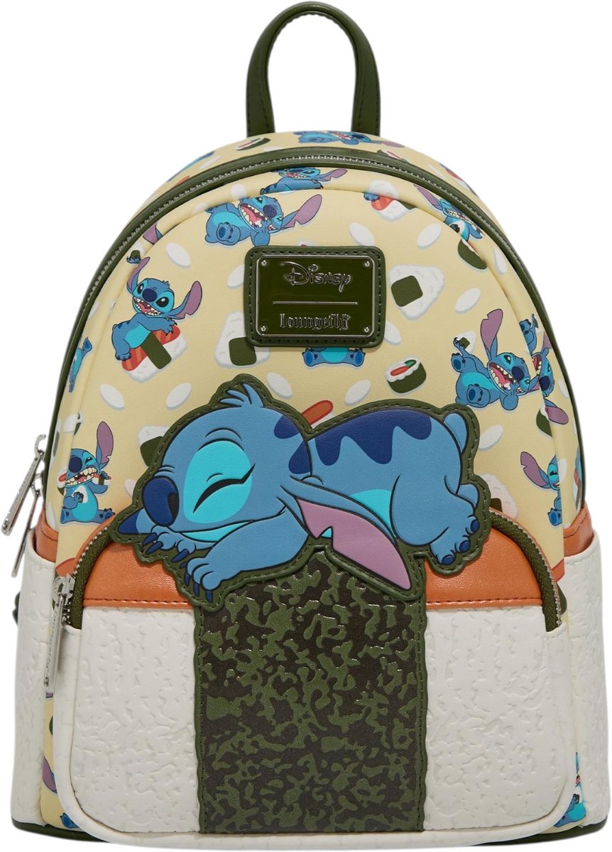 Loungefly – BL – Disney Lilo & Stitch On Spam Musubi Mini Backpack Exclusive