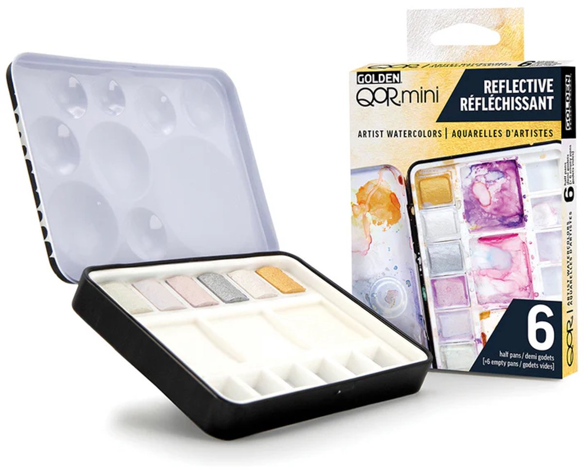 Golden QoR Aquarelverf Halve Napjes Set - Reflecteren
