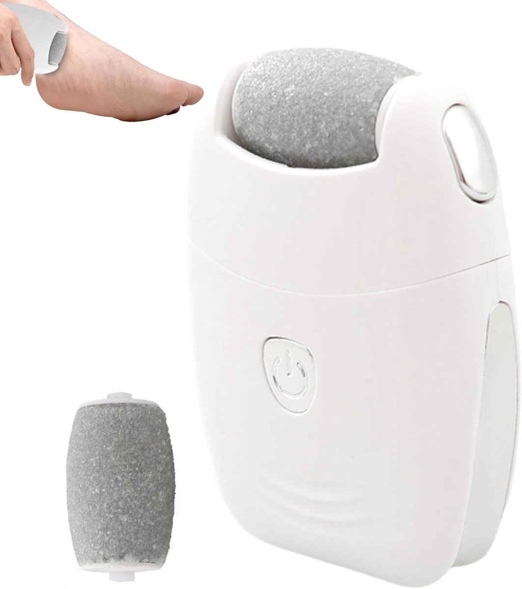 Elektrische voetvijl, elektrische voetslijpmachine | Oplaadbaar voetpedicurehulpmiddel,Compact voetreparatieapparaat, voetslijpmachine met 2 snelheden voor effectieve voetverzorging