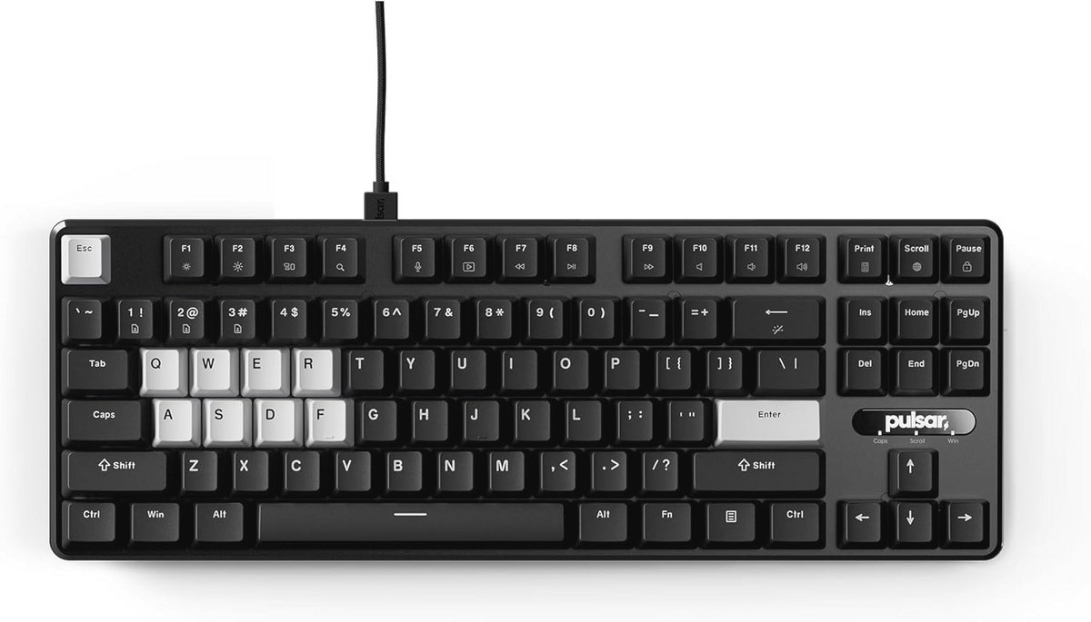 Effectief gamingtoetsenbord met magnetische snelontgrendeling en RGB-verlichting