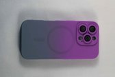 Housse de protection arrière iPhone 15 pro MagSafe violet