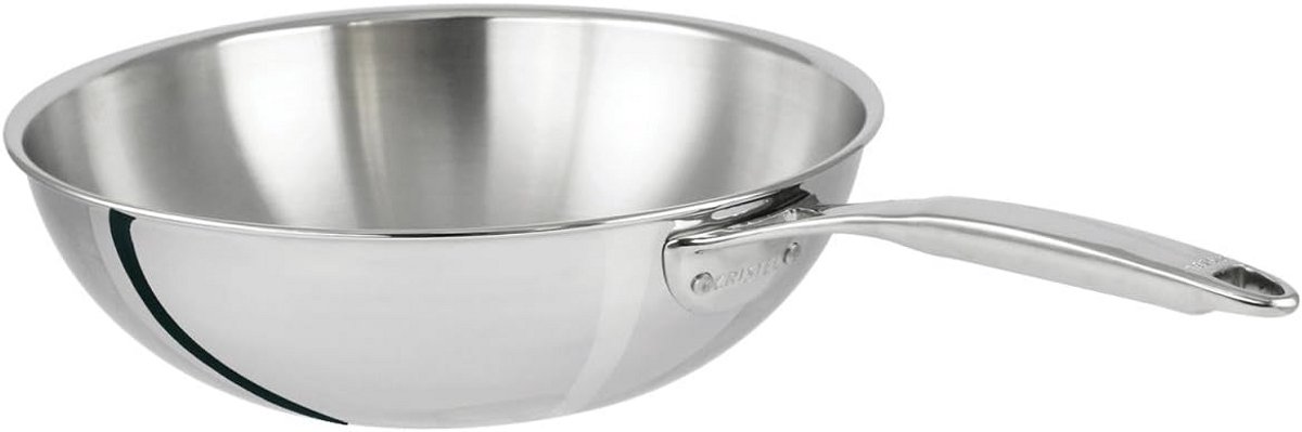 Professionele Wokpan 32 cm Roestvrij Staal voor Krachtig Koken
