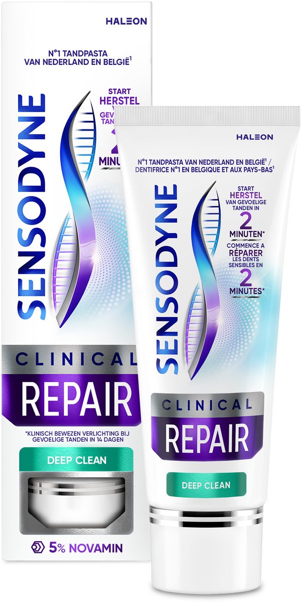 Sensodyne Tandpasta Clinical Repair Deep Clean 75 ml