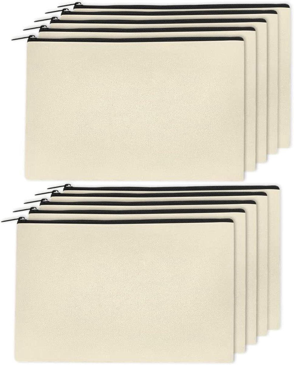 VVGoods - Opbergtas van stof in Beige voor kleding en accessoires