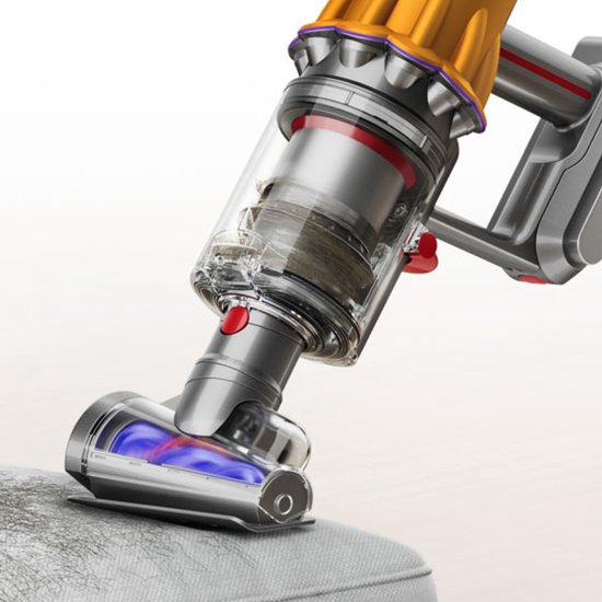 Dyson V12s Detect Slim Submarine - Steelstofzuiger met dweilfunctie - Nikkel/Geel - 140 Air Watts - Hepa