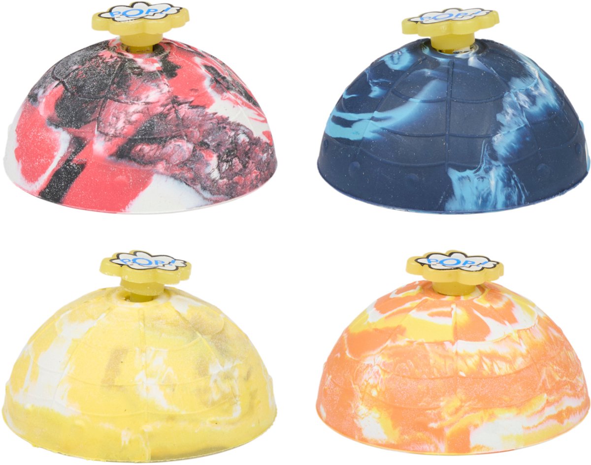 Eddy Toys Spin Pop Speelgoed - Draaiend Speelgoed voor Kinderen - Spin Pop Bonbon Tournant - Druk en Laat Vallen Speelgoed - Assorti Kleuren - 1 Willekeurige Kleur