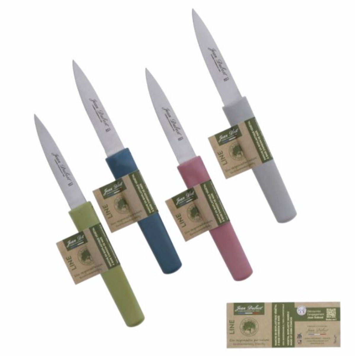 Line officemes grijs, roze, blauw of groen Jean Dubost