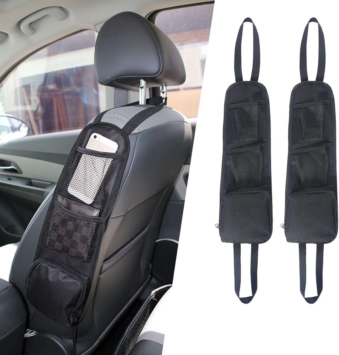 Stunq® Compacte Opvouwbare Auto Organizer – Veelzijdig Opbergoplossing voor Auto's, Bestelwagens en SUV's