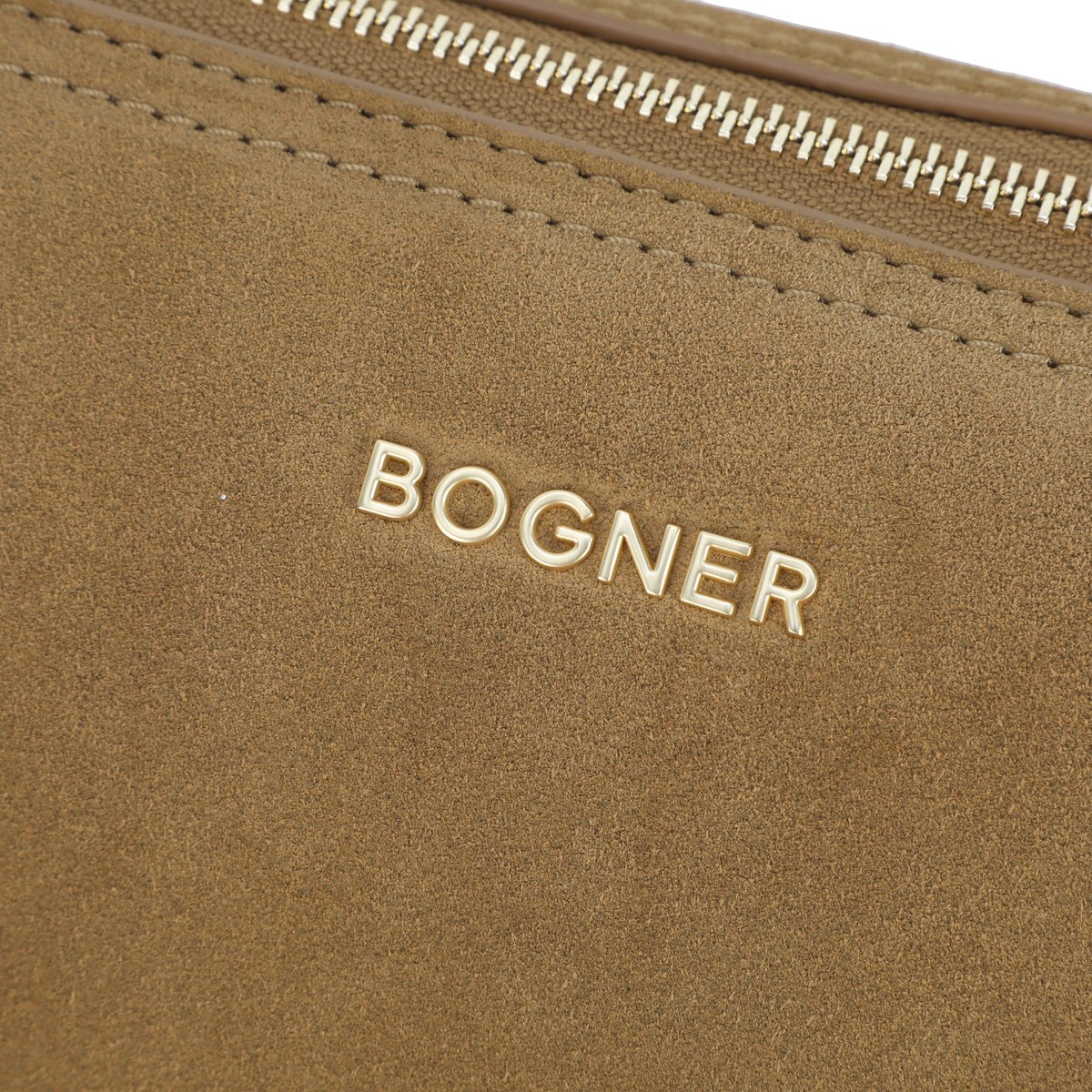Bogner Schoudertas Banff Frisé Gulia Shoulderbag Light Brown Lichtbruin