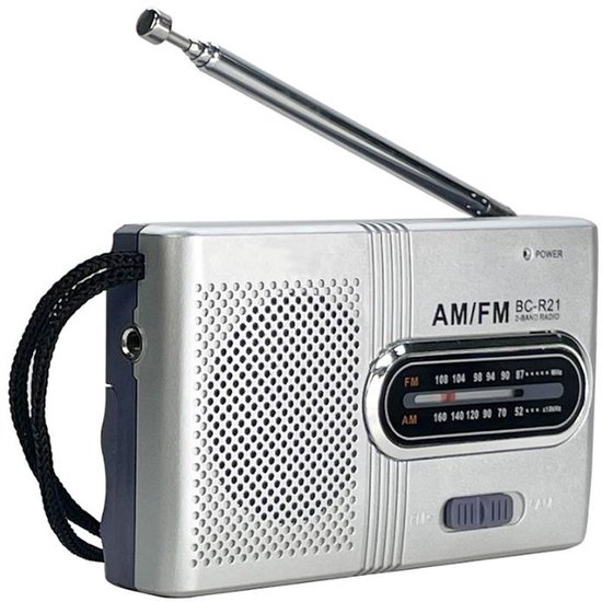 Draagbare radio - noodradio - noodpakket must have - radio op batterijen voor rampen