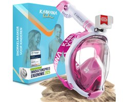 KAIMANA Volgelaats Snorkelmasker voor Kinderen - Inclusief Draagtas