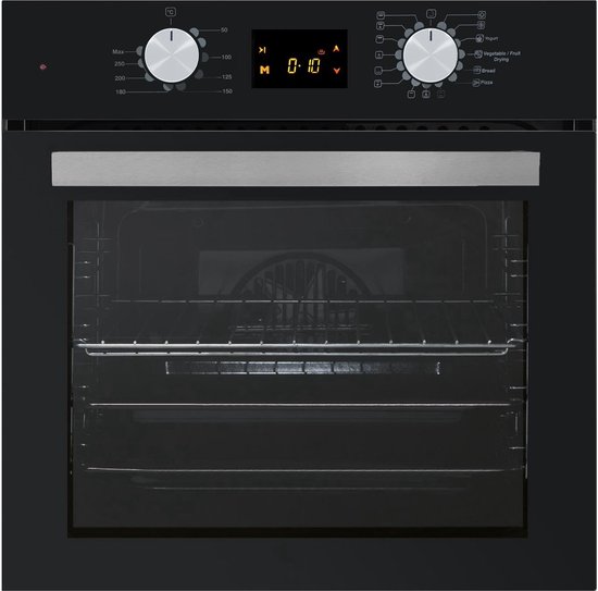 Kumtel B66-SGF3 (DDT) - Four numérique encastrable - Zwart - Air chaud - 55 L