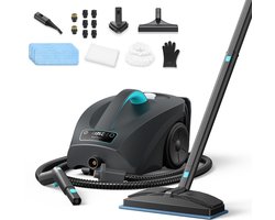 Sophitech Stoomreiniger – 30s Opwarmtijd – 2600W – 140°C Dieptereiniging – 4 Bar Krachtige Stoom – 2.5L Watertank – Tapijtreiniger en Handstomer voor Vloer, Bank en Badkamer – 20 Accessoires