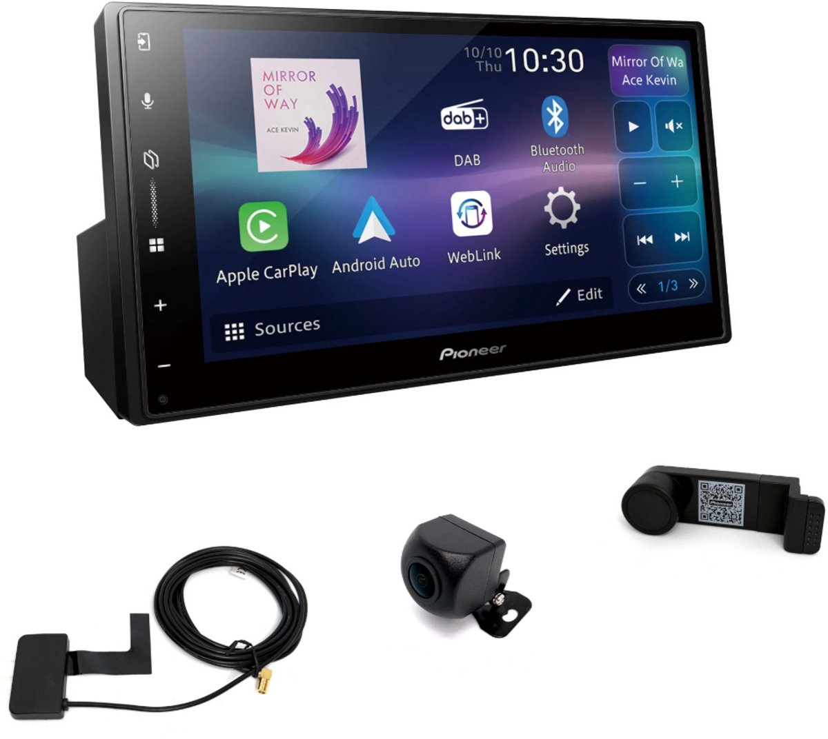 Pioneer SPH-DA77DAB | Multimedia Autoradio met 6.8” Touchscreen - DAB+ - Draadloze Apple CarPlay - Android Auto & achteruitrijcamera aansluiting – foto 7