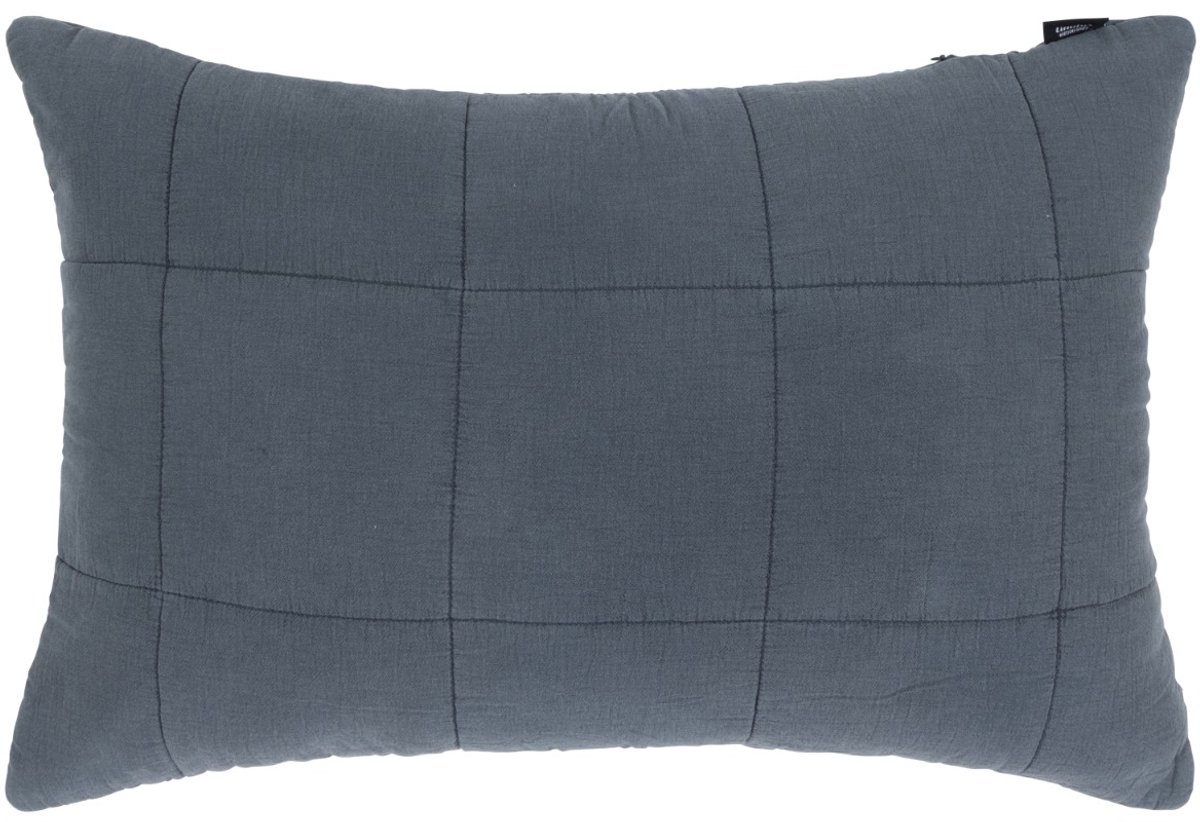 Linolux Kussenhoes Blocks Stonewashed Cloudy 40x60