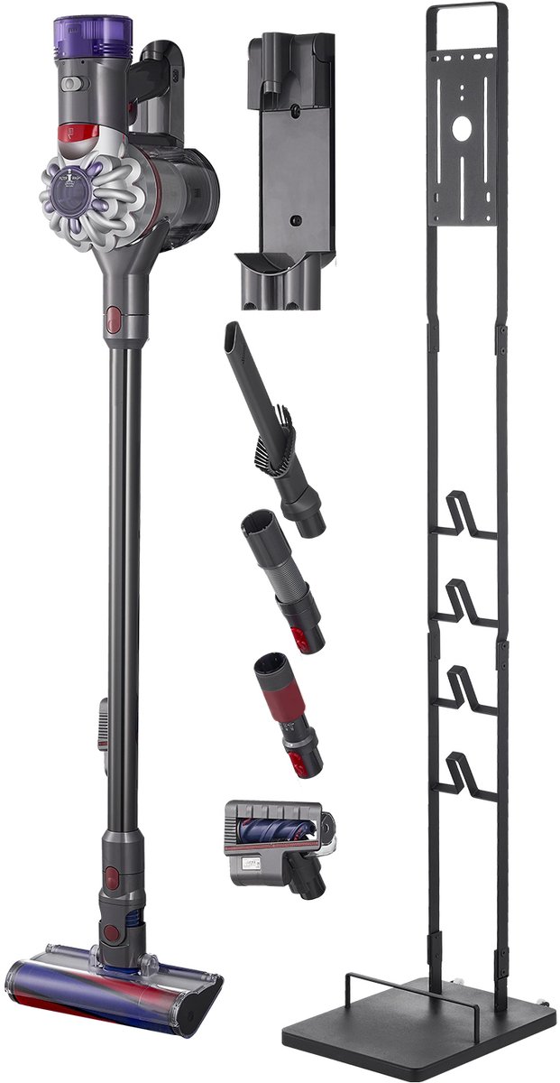 VEVOR Stofzuigerstandaard voor Dyson Multi-Models Opberghouder met 4 Haken