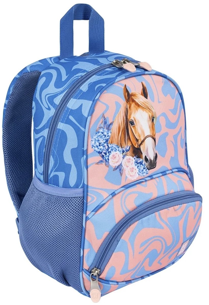 Paarden Rugzak – Kinder Rugzak – 32 x 22 x 11,5 cm – 8,5 Liter – Waterafstotend – Schooltas voor Meisjes - High End