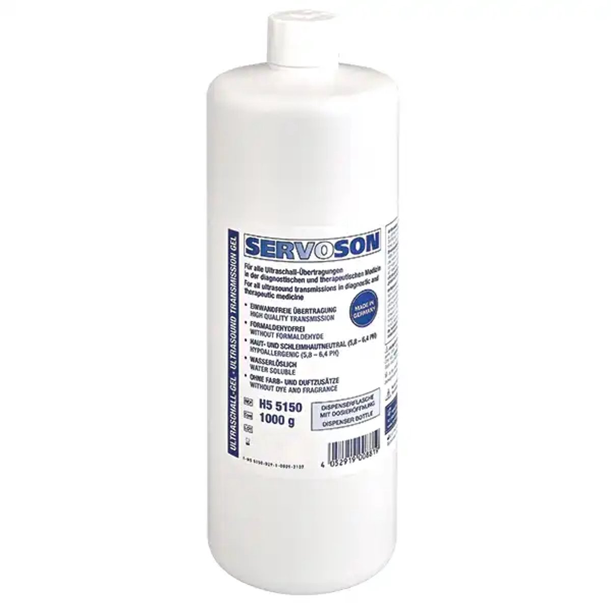 Servoson Ultrasound gel 1000 ml dispenserfles